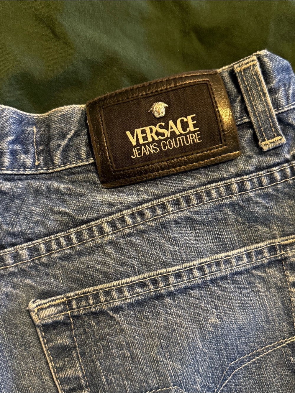 Vintage Versace Jeans Couture Medium Dark Blue Denim Jeans